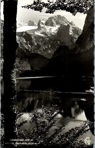 23035 - Oberösterreich - Gosau See mit Hohem Dachstein - gelaufen 1963