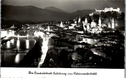 23045 - Salzburg - Die Bischofsstadt im Scheinwerferlicht - gelaufen 1959