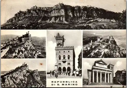 23069 - San Marino  - Mehrbildkarte  -  1956