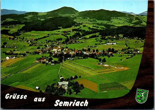 23076 - Steiermark - Semriach , Panorama - gelaufen 1983