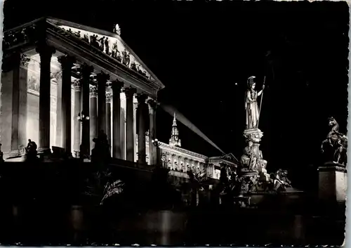 23078 - Wien - Parlament - gelaufen 1955