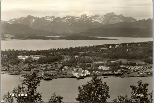 23092 - Norwegen - Tromso , Panorama - gelaufen 1955