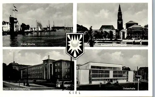 23099 - Deutschland - Kiel , Kieler Woche , Hasu der Landesregierung , Ostseehalle , Mehrbildkarte