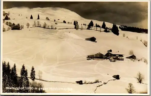 23109 - Salzburg - Saalbach Hinterglemm , Wallegghof gegen Hochalmspitze - gelaufen 1952