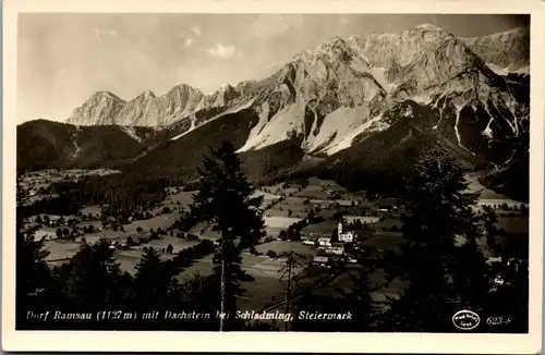 23113 - Steiermark - Ramsau bei Schladming mit Dachstein , Dachstein - gelaufen 1947
