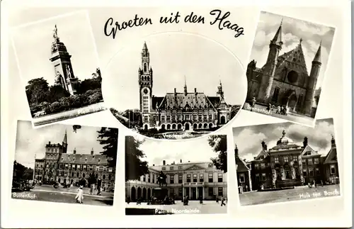 23153 - Niederlande - Den Haag , Plein , Buitenhof , Paleis Noordeinde , Mehrbildkarte