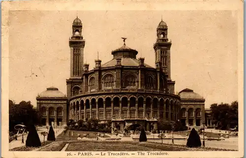 23163 - Frankreich - Paris , Le Trocadero - gelaufen 1934