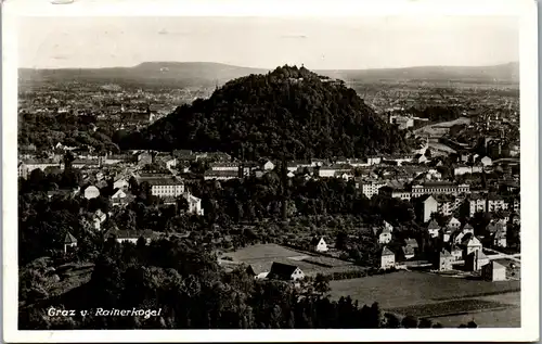 23167 - Steiermark - Graz vom Rainerkogel - gelaufen 1948