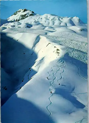 23173 - Vorarlberg - Lech am Arlberg , Mohnenfluh Skigebiet - gelaufen 1970