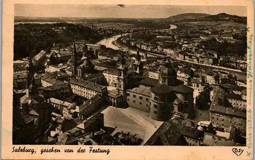 23178 - Salzburg - Salzburg gesehen von der Festung - gelaufen 1952