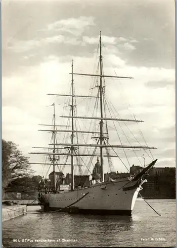 23184 - Schweden - Svenska Turistföreningen , STF , vandrarhem af Chapman , Schiff - gelaufen 1955