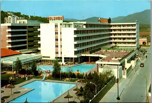 23221 - Spanien - Santa Ponsa , Mallorca , Hotel Columbus - gelaufen
