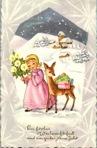 23241 - Weihnachten - Ein frohes Weihnachtsfest und ein gutes Neues Jahr - gelaufen 1963