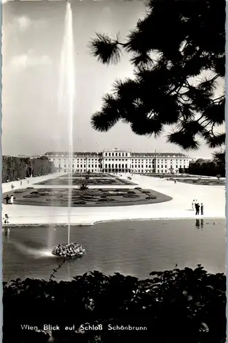 23244 - Wien - Blick auf Schloß Schönbrunn - gelaufen 1963