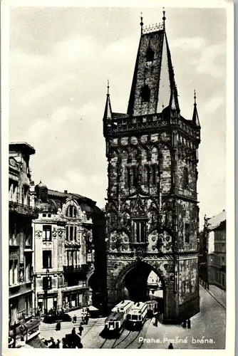 23264 - Tschechische Republik - Prag , Praha , Prasna brana , Pulverturm - nicht gelaufen