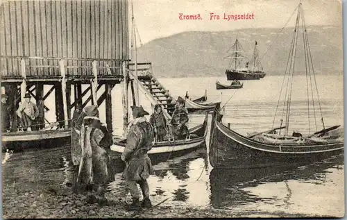 23265 - Norwegen - Tromso , Tromsö , Fra Lyngseidet - nicht gelaufen