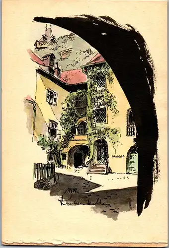 23267 - Zeichnung - Malerei , Graz , Krebsenkeller