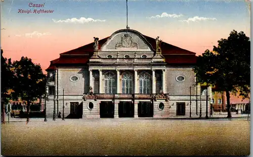 23280 - Deutschland - Kassel , Cassel , Königliches Hoftheater - nicht gelaufen