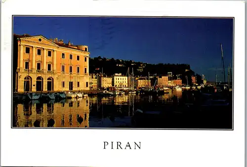 23296 - Slowenien - Piran , Hafen - gelaufen 1997