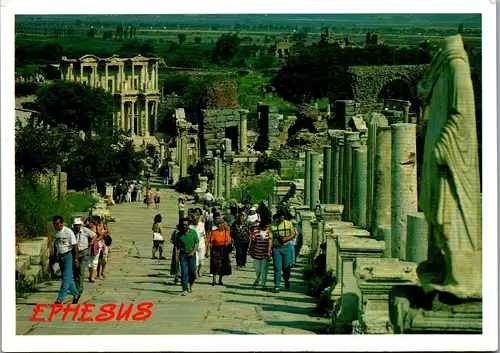 23300 - Türkei - Ephesus , General View of the sacred Road - gelaufen