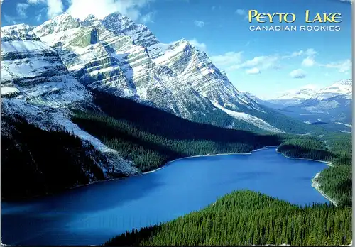 23302 - Kanada - Peyto Lake , Banff National Park , Alberta - gelaufen