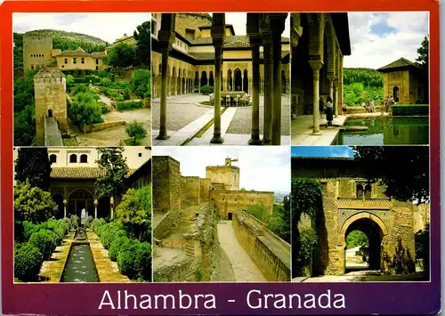 23312 - Spanien - Alhambra , Mehrbildkarte - gelaufen 1996