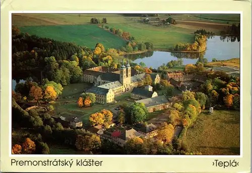 23313 - Tschechische Republik - Prämonstratenser Kloster Tepla bei Marienbad  - gelaufen