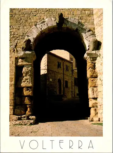 23325 - Italien - Volterra , Porta all' arco - gelaufen 1990