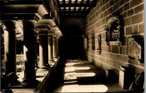 23349 - Spanien - Montserrat , Ala del Claustro Romanico - gelaufen 1957