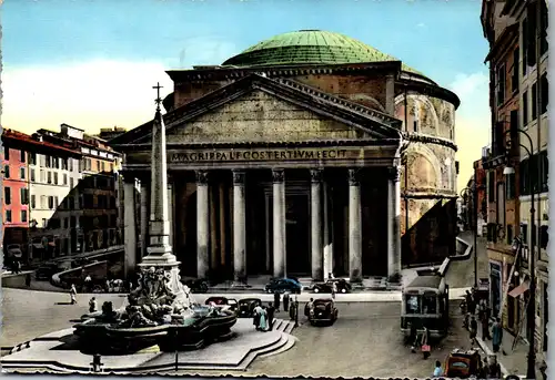 23358 - Italien - Rom , Il Pantheon - gelaufen 1956