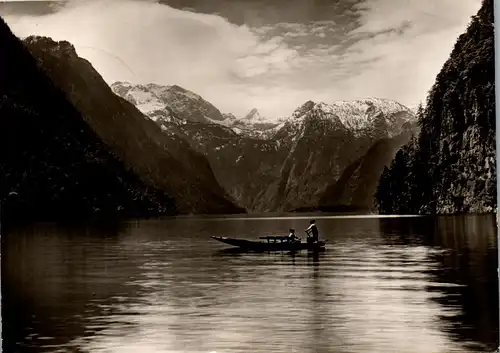 23376 - Deutschland - Königssee vom Malerwinkel , Durch Eilboten Express - gelaufen 1957