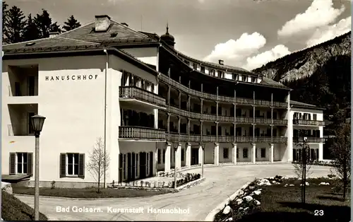 23394 - Oberösterreich - Bad Goisern , Kuranstalt Hanuschhof - gelaufen