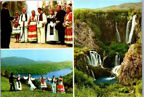 23413 - Kroatien - Nationalni Park Plitvice , Plitvicko vjencanje 1971 - gelaufen 1973