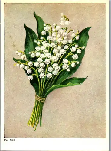 23426 - Künstlerkarte - Carl Jung , Maiglöckchen , Wiechmann Bildkarte