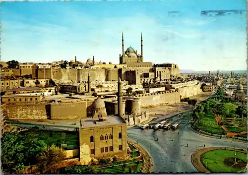 23437 - Ägypten - Cairo , Kairo , Citadel and Alabaster Mosque - gelaufen