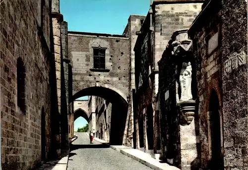 23442 - Griechenland - Rhodos , Rhodes , Street of the Knights , Rittergasse - gelaufen 1970