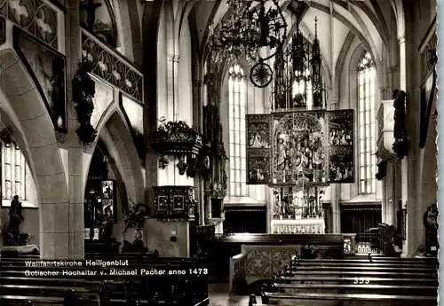 23465 - Kärnten - Heiligenblut , Wallfahrtskirche , Gotischer Hochaltar von Michael Pachner - gelaufen 1967