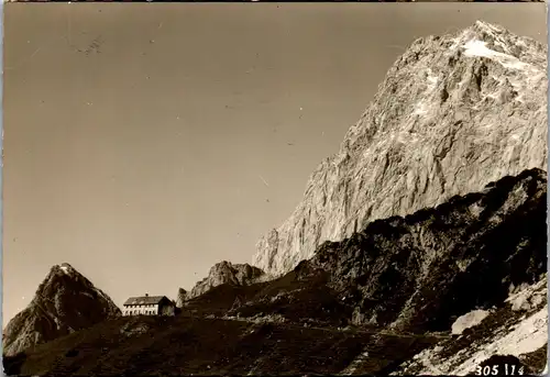 23470 - Steiermark - Dachsteinsüdwandhütte mit Torstein - gelaufen 1963