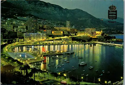 23477 - Monaco - Monte Carlo la Nuit - gelaufen 1970