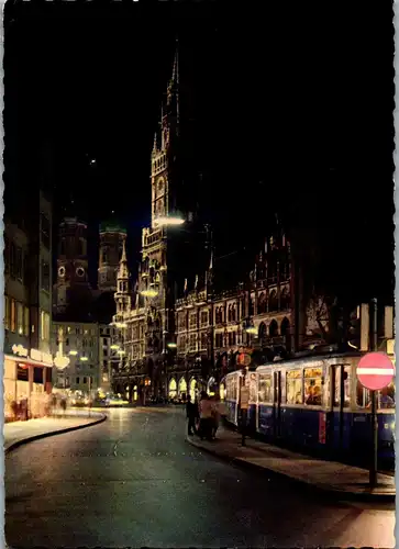 23485 - Deutschland - München , Marienplatz - gelaufen