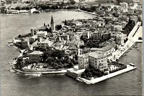 23505 - Kroatien - Porec , Panorama - gelaufen 1964