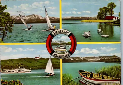 23516 - Deutschland - Ammersee , Mehrbildkarte - gelaufen 1962