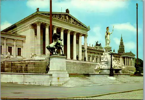 23528 - Wien - Parlament - gelaufen 1968