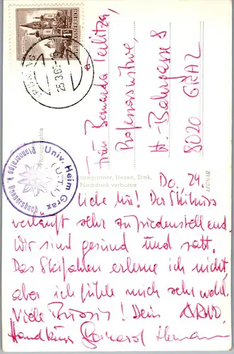 23532 - Steiermark - Irdning Donnersbachtal , Planneralm  - gelaufen 1968