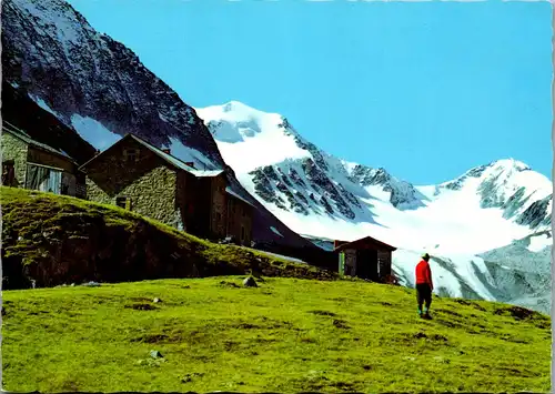 23553 - Tirol - Taschachhaus gegen Ölgrubenspitze und Ölgrubenjoch , Pitztal - gelaufen