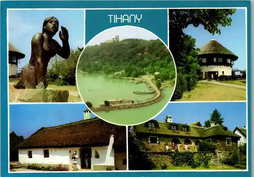 23575 - Ungarn - Tihany , Mehrbildkarte - gelaufen 1989