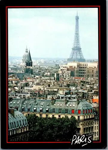 23586 - Frankreich - Paris , La Tour Eiffel - gelaufen 1990