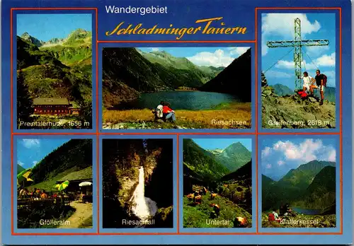 23599 - Steiermark - Schladminger Tauern , Preintalerhütte , Gfölleralm , Klafferkessel , Greifenberg , Mehrbilkarte  - gelaufen 1987