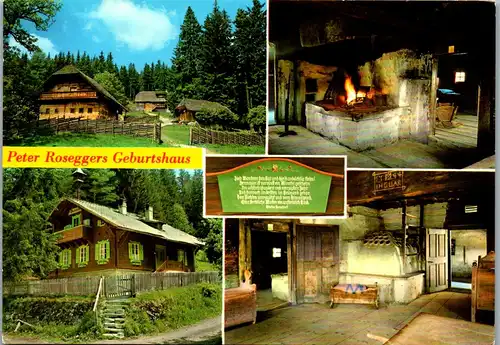 23622 - Steiermark - Krieglach , Alpl , Peter Rosegger 's Geburtshaus - gelaufen 1980