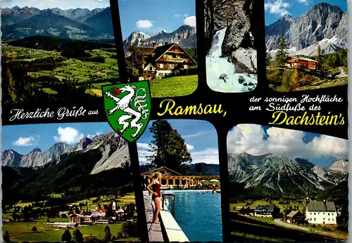 23641 - Steiermark - Ramsau , Mehrbildkarte - gelaufen 1969